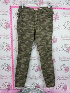 HEIHEI pants camouflage Camo Utility Pants - Olive Camo green